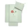 Pack Funda Nórdica + Relleno + Protector Funny Farm Bonjourbébé para Cuna 60x120cm