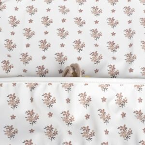 Babero con mangas Walking Mum Botton Flores