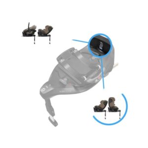 Base giratoria Maxi-Cosi I-Size Family Fix Slide 360 Pro
