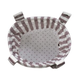 Bolsa Bucket Pasito a Pasito Cherry Rayas