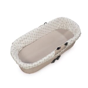 Cubre cuco gomas y Sábana ajustable Walking Mum Botton Flores