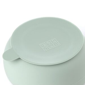 Set de bol y cuchara de silicona Jané