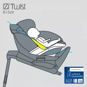 Silla Auto Besafe IZI TWIST B I-Size con nido BABY SHELL rotatoria 180º
