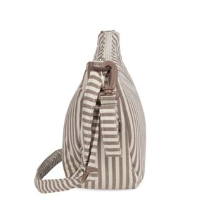 Bolso Crossbody Walking Mum Gondola Praliné Rayas