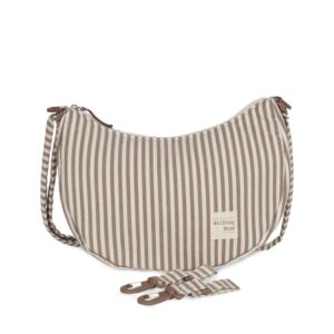 Bolso Crossbody Walking Mum Gondola Praliné Rayas