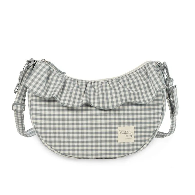 Bolso Crossbody Walking Mum Gondola Praliné Vichy