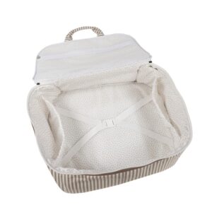 Maleta Walking Mum Praliné Rayas