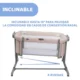 Minicuna colecho Chicco Next2Me MAGIC EVO regalo Edredon y 2 sabanas bajeras - Imagen 4