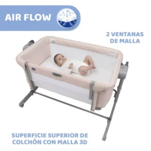 Minicuna colecho Chicco Next2Me MAGIC EVO regalo Edredon y 2 sabanas bajeras