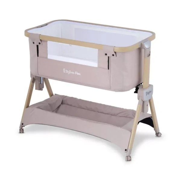 Minicuna colecho BigToes Flex plegable en un click con colchon incluido de Bigtoes