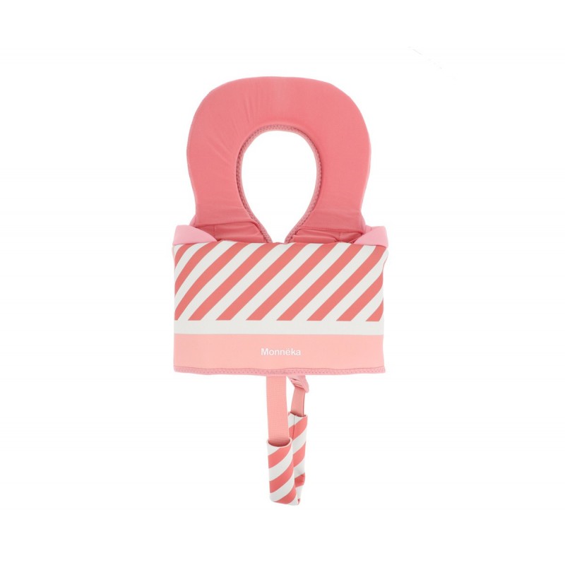Chaleco Flotador Aprendizaje Monnëka Stripes Bloom & Blush 1-2 Años