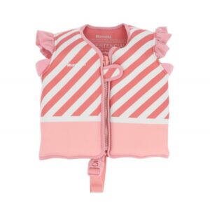 Chaleco Flotador Aprendizaje Monnëka Stripes Bloom & Blush