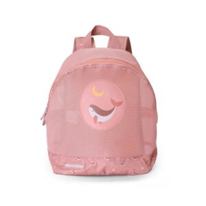 Mochila Infantil Antiarena Monnëka Whale Pink