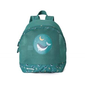 Mochila Infantil Antiarena Monnëka Whale Teal