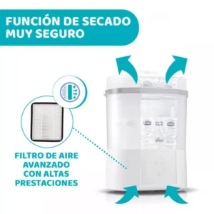 Esterilizador Chicco All In One con funcion de secado