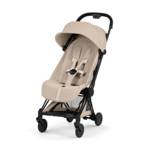 Silla de paseo Cybex Coya 2026 — Matt Black Cozy Beige