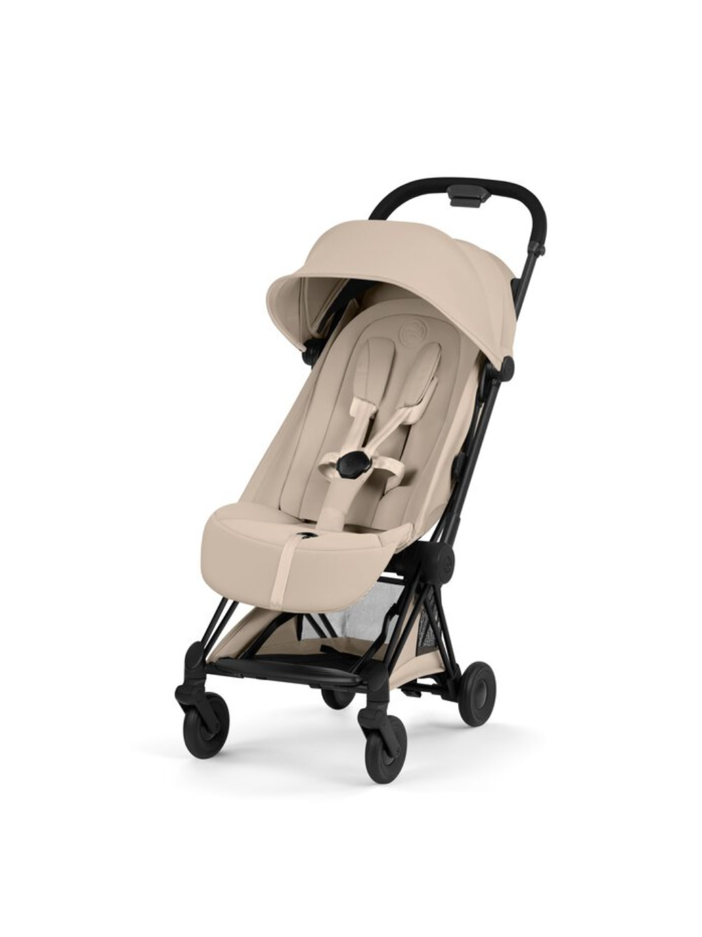 Silla de paseo Cybex Coya 2026 — Matt Black Cozy Beige