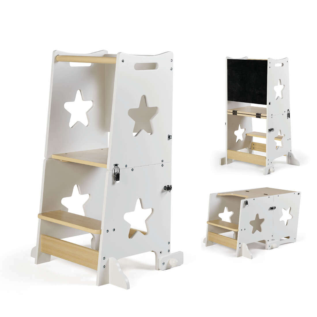 Torre de aprendizaje MS Learn Up — Blanco