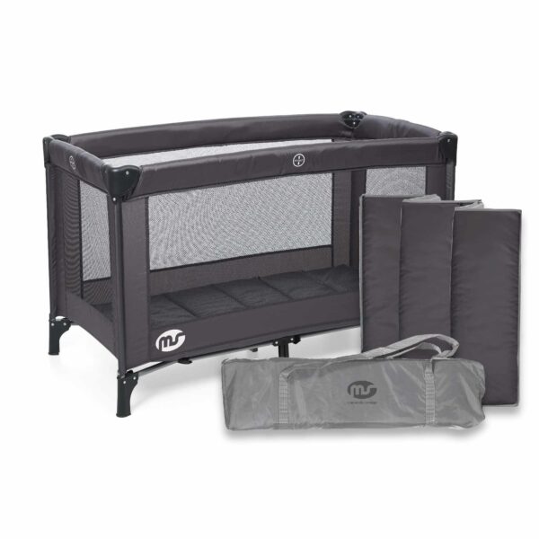 Cuna de viaje MS Basic — Negro