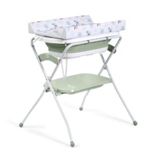 Bañera cambiador plegable MS Zoe — Verde