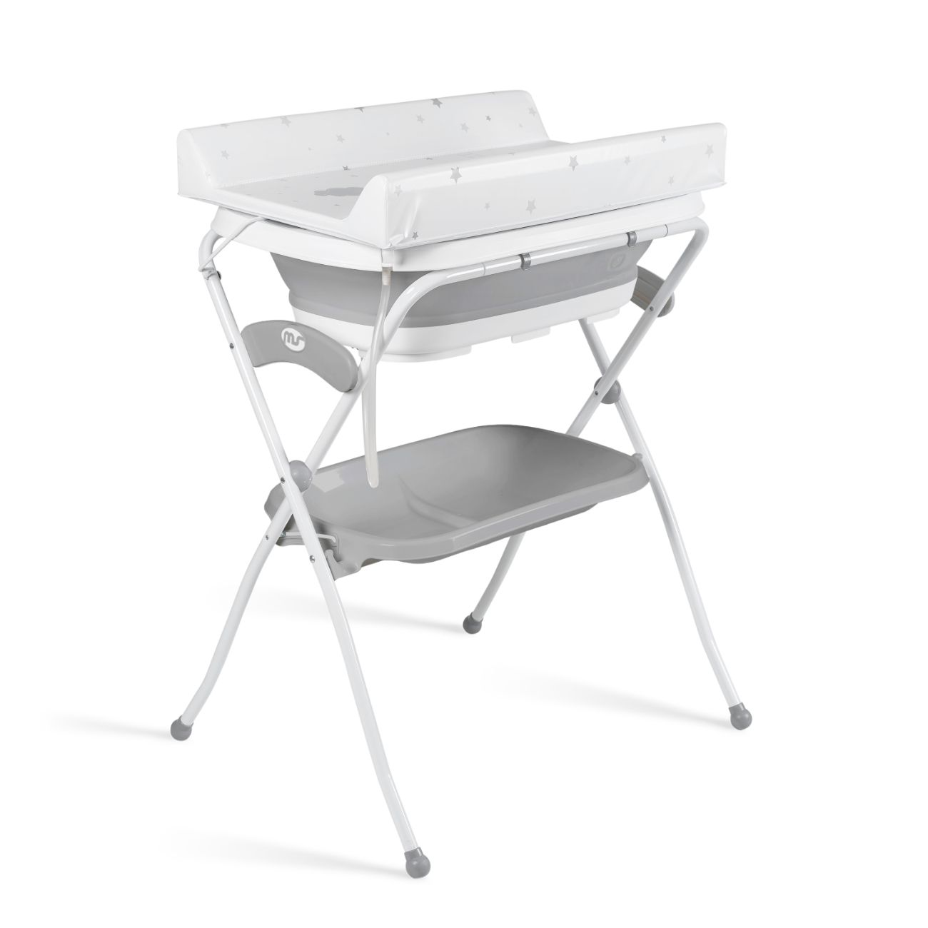 Bañera cambiador plegable MS Zoe — Gris