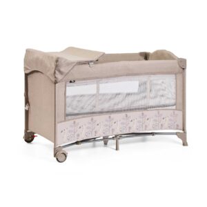 Cuna de viaje con colecho MS Oxford Safari — Beige