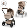 Cochecito Dúo Cybex Balios S Lux 2026 — Almond Beige